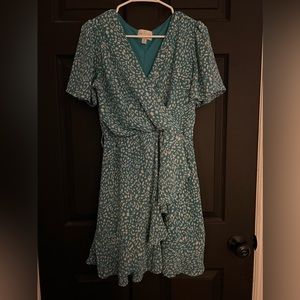 Francesca’s Turquoise Spotted Dress